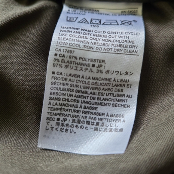 Banana Republic Women Sz M Olive Green Satin Jogger Pants w/pockets comfort - Picture 10 of 11